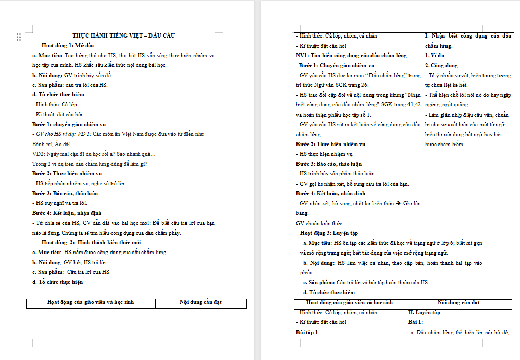 Thực hành Tiếng Việt trang 41