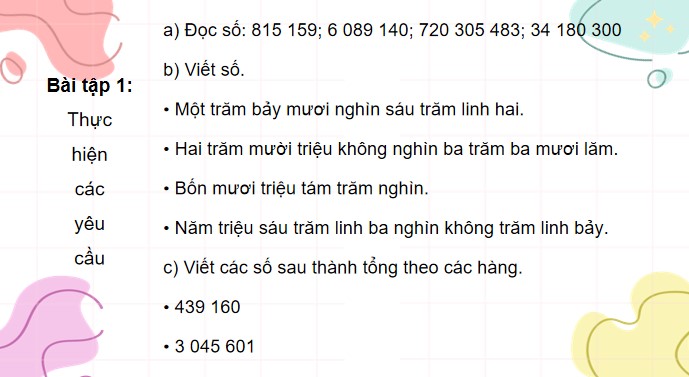 PowerPoint Toán 4 Bài 38: Ôn tập học kì 1