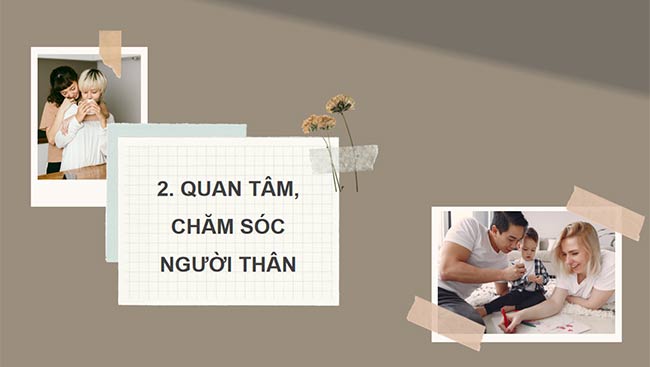 PowerPoint Hoạt động trải nghiệm 6: Sinh hoạt trong gia đình