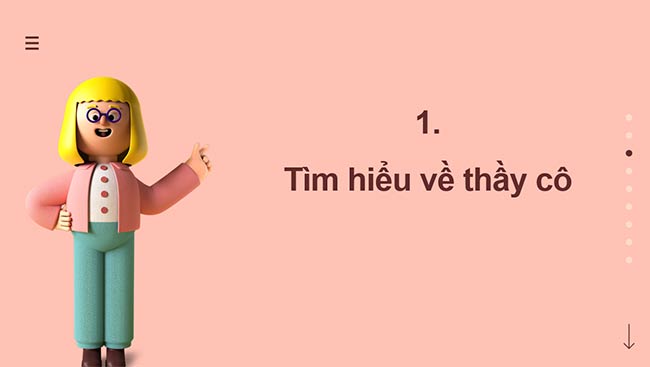 PowerPoint Hoạt động trải nghiệm 6: Thầy cô với chúng em