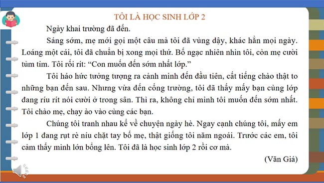 PowerPoint Tiếng Việt 2 Tôi là học sinh lớp 2