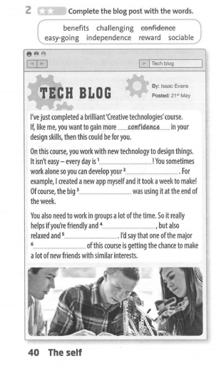 Friends Plus 9 Workbook giải Unit 6 Vocabulary and Listening minh họa 2