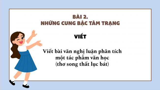 Viết bài văn nghị luận phân tích một tác phẩm văn học