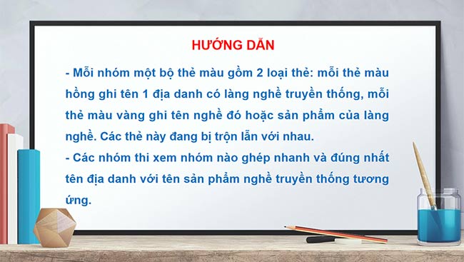 PowerPoint Hoạt động trải nghiệm 6: Giữ gìn nghề xưa