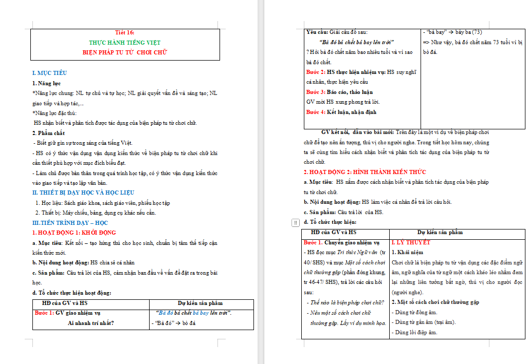 PowerPoint Ngữ văn 9 Bài 2: Thực hành tiếng Việt trang 44