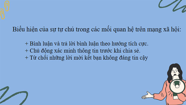 Rèn luyện sự tự chủ