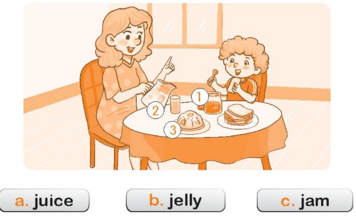 Sách bài tập Tiếng Anh lớp 2 Unit 7 In the kitchen