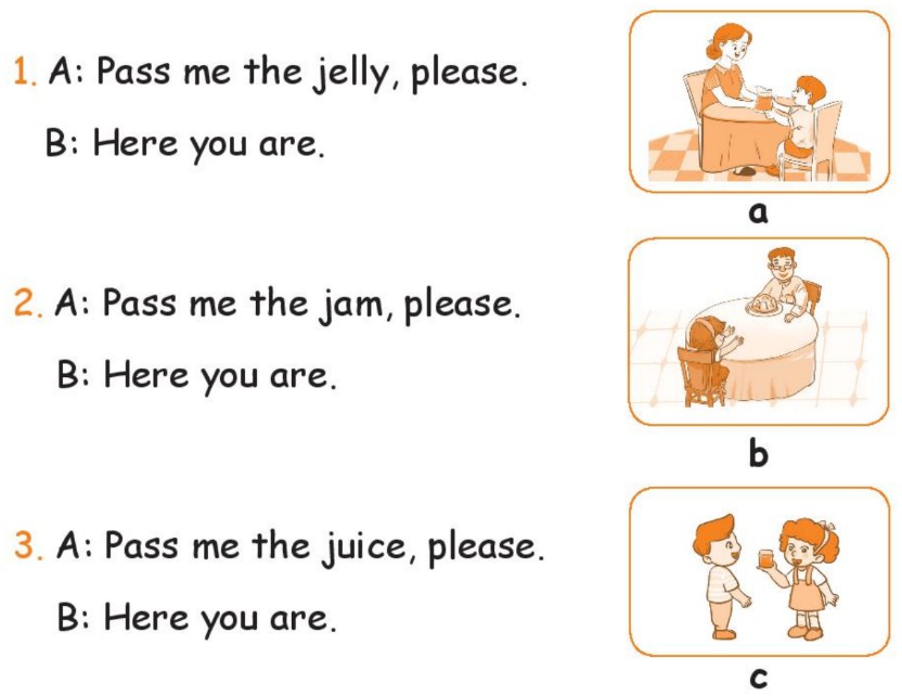 Sách bài tập Tiếng Anh lớp 2 Unit 7 In the kitchen