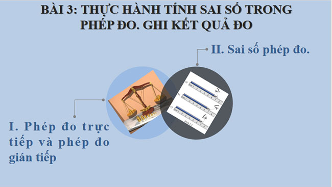 Thực hành tính sai số trong phép đo ghi kết quả đo