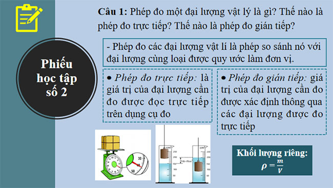 Thực hành tính sai số trong phép đo ghi kết quả đo