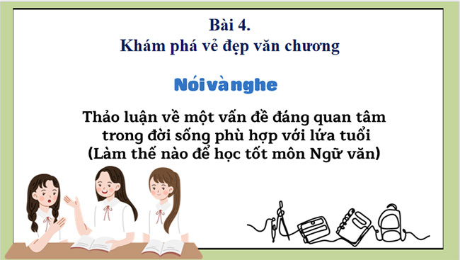 Giáo án PowerPoint Ngữ văn 9 Nói và nghe