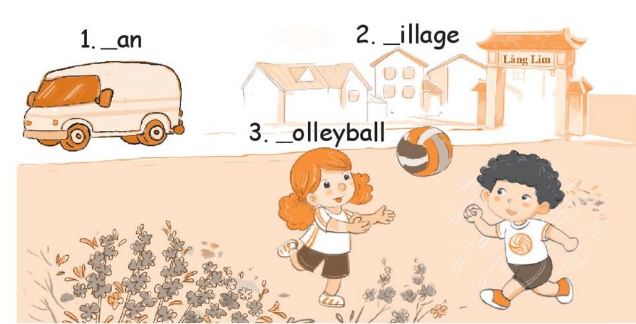 Sách bài tập Tiếng Anh lớp 2 Unit 8 In the village