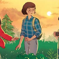 Giáo án Tiếng Việt 5: Chiều dưới chân núi