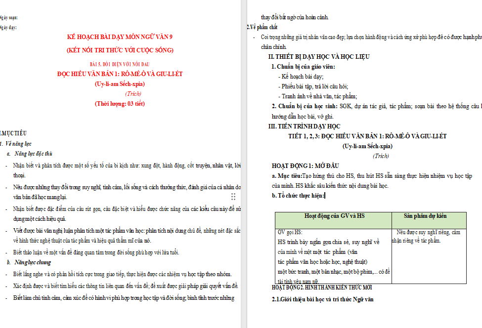  Rô-mê-ô và Giu-li-ét