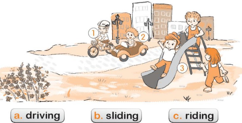 Sách bài tập Tiếng Anh lớp 2 Unit 11 In the playground