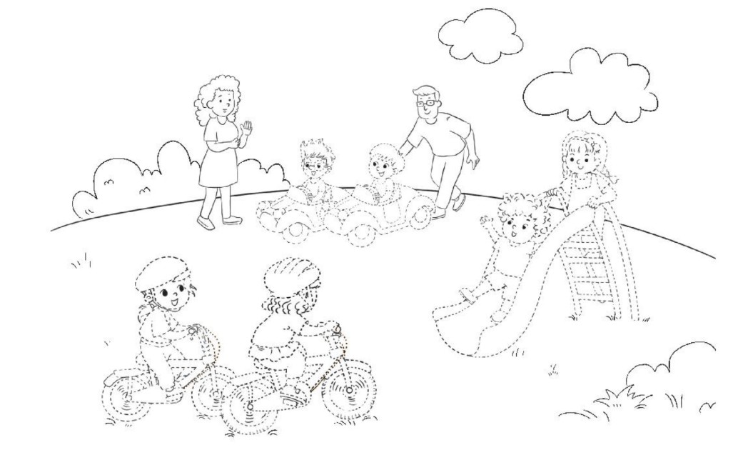 Sách bài tập Tiếng Anh lớp 2 Unit 11 In the playground