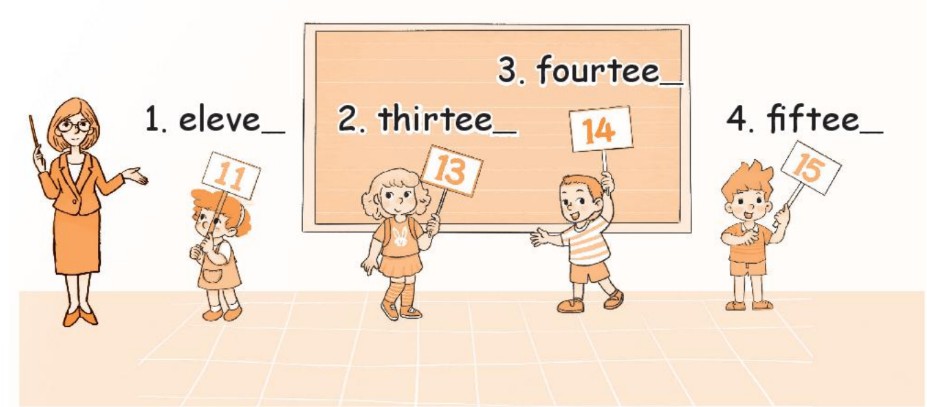 Sách bài tập Tiếng Anh lớp 2 Unit 13 In the maths class