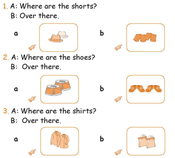 Sách bài tập Tiếng Anh lớp 2 Unit 15 In the clothes shop