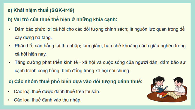 Một số vấn đề về thuế