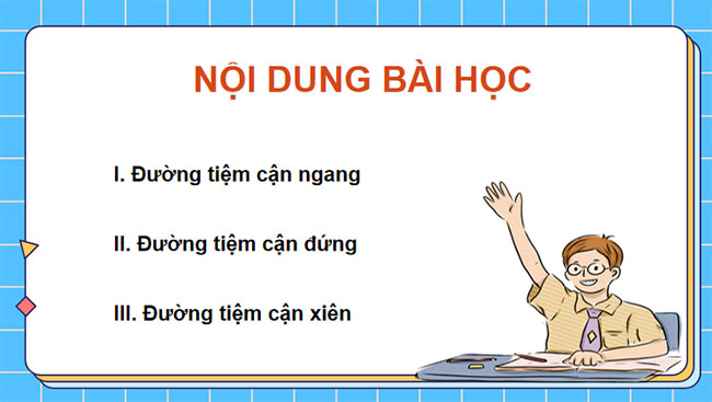 Đường tiệm cận của đồ thị hàm số