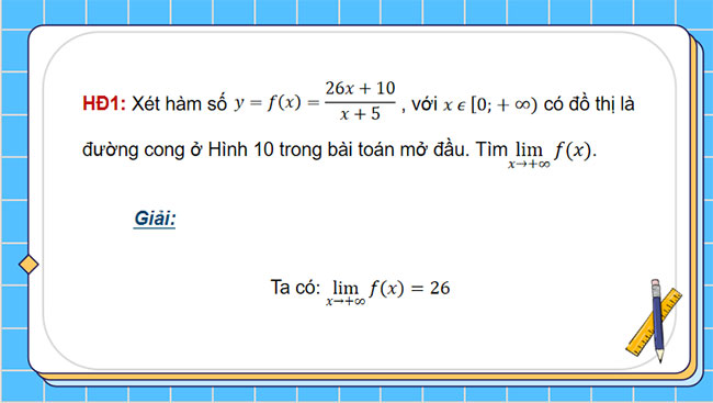 Đường tiệm cận của đồ thị hàm số