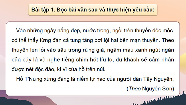 PowerPoint Tiếng Việt 5 Luyện tập quan sát, tìm ý cho bài văn tả phong cảnh