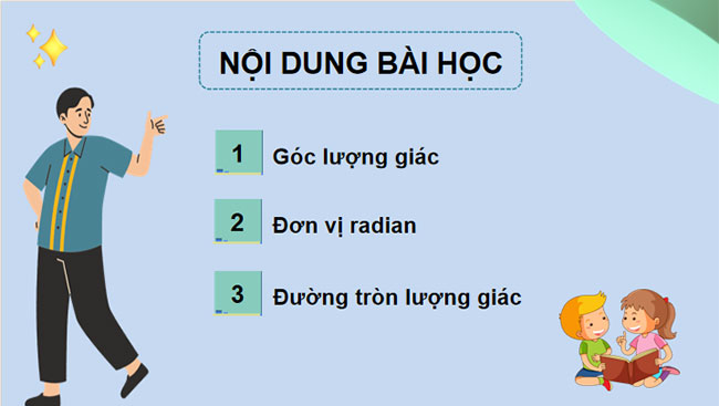 Giáo án PowerPoint Toán 11 Bài 1: Góc lượng giác 