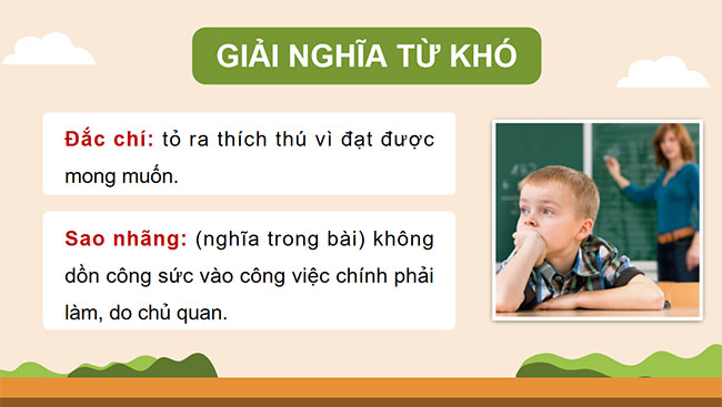 PowerPoint Tiếng Việt 5 Lớp học trên đường