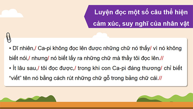 PowerPoint Tiếng Việt 5 Lớp học trên đường