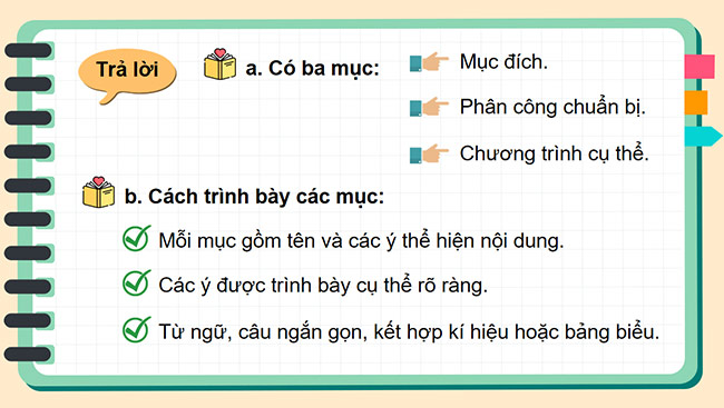 PowerPoint Tiếng Việt 5 Viết chương trình hoạt động