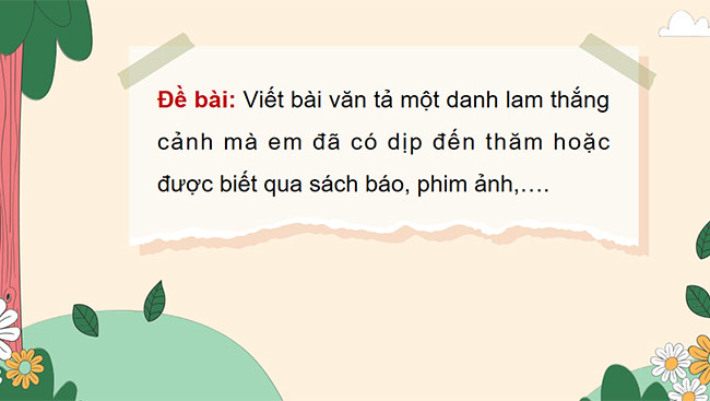 PowerPoint Tiếng Việt 5 Trả bài văn tả phong cảnh (Bài viết số 2)