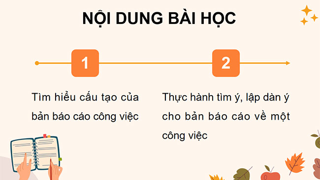 PowerPoint Tiếng Việt 5 Viết báo cáo công việc