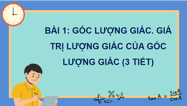 Góc lượng giác Giá trị lượng giác của góc lượng giác