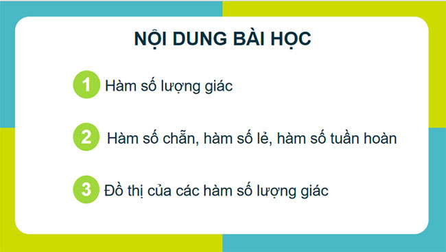 Giáo án PowerPoint Toán 11 Bài 4: Hàm số lượng giác và đồ thị 