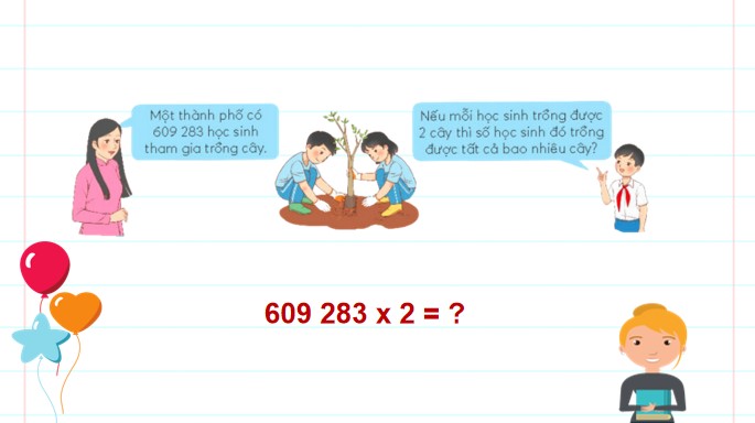 PowerPoint Toán 4 Bài 44: Nhân với số có một chữ số