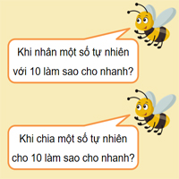 Giáo án Toán 4 Bài 45: Nhân với 10,100,1000,… Chia cho 10,100,1000,…