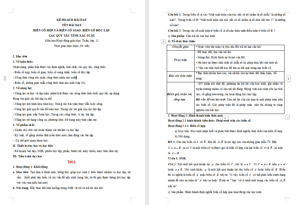 PowerPoint Toán 11 Bài 2 Chương 5 Cánh diều