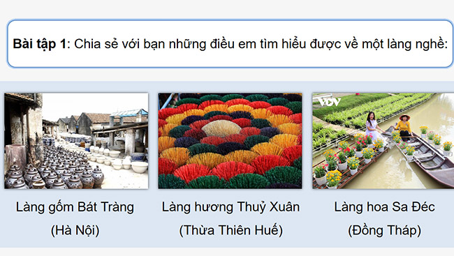 PowerPoint Tiếng Việt 5 Giới thiệu về một làng nghề