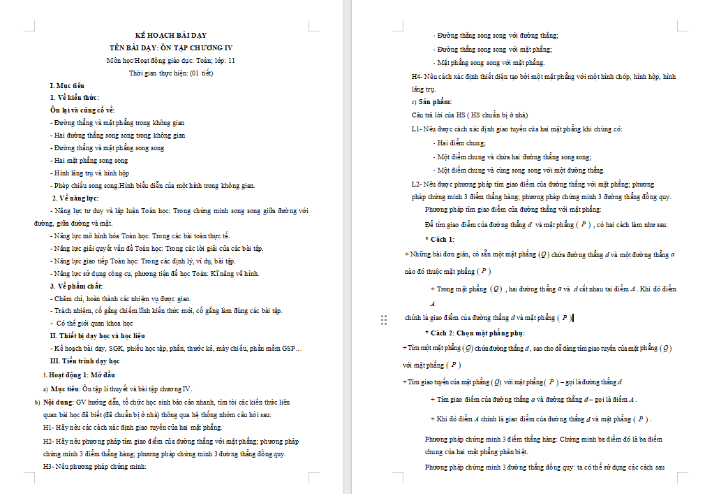 Giáo án PowerPoint Toán 11 Bài tập cuối chương 4