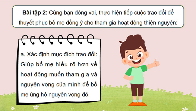 PowerPoint Tiếng Việt 5 Trao đổi ý kiến với người thân Chung tay vì cộng đồng