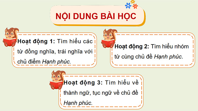 PowerPoint Tiếng Việt 5 Mở rộng vốn từ Hạnh phúc