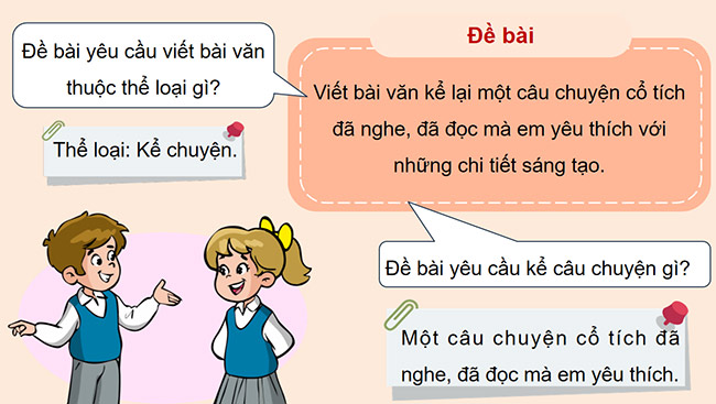 PowerPoint Tiếng Việt 5 Viết bài văn kể chuyện sáng tạo (Bài viết số 2)