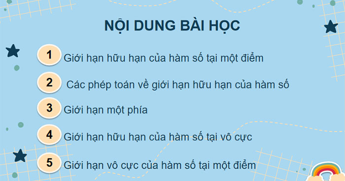 Giới hạn của hàm số