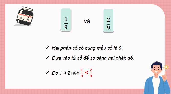 PowerPoint Toán 4 Bài 66: So sánh hai phân số