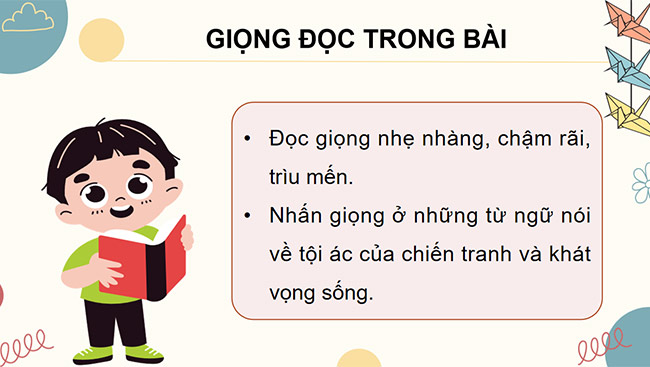 PowerPoint Tiếng Việt 5 Những con hạc giấy