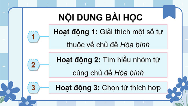PowerPoint Tiếng Việt 5 Mở rộng vốn từ Hoà bình