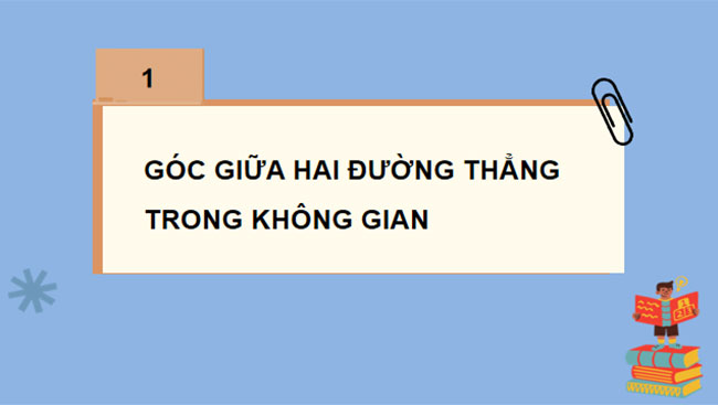 Hai đường thẳng vuông góc