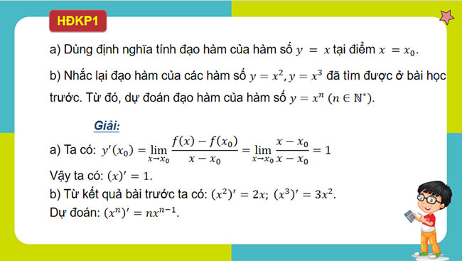 Các quy tắc tính đạo hàm