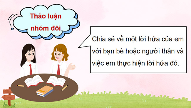 PowerPoint Tiếng Việt 5 Lời hứa