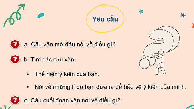 PowerPoint Tiếng Việt 5 Đoạn văn nêu lí do tán thành hoặc phản đối một hiện tượng, sự việc
